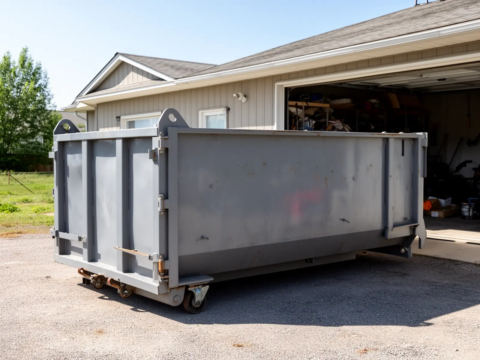 Roll-off dumpster from Moose Meadows Dumpsters in Buffalo, NY